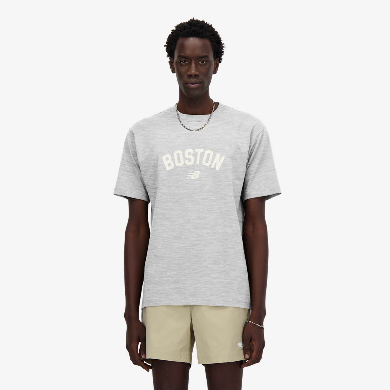 New Balance Boston Heritage T-Shirt Image 1 of 4. Tap to open photo gallery.