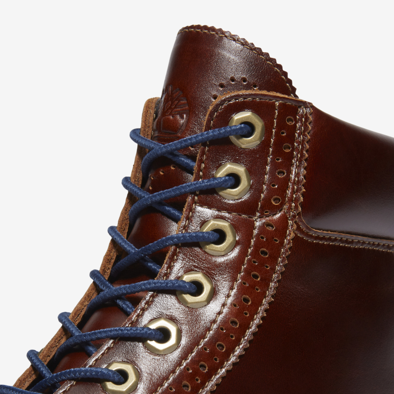 Timberland 6 Inch Brogue Boots Image 8 of 10. Tap to open photo gallery.