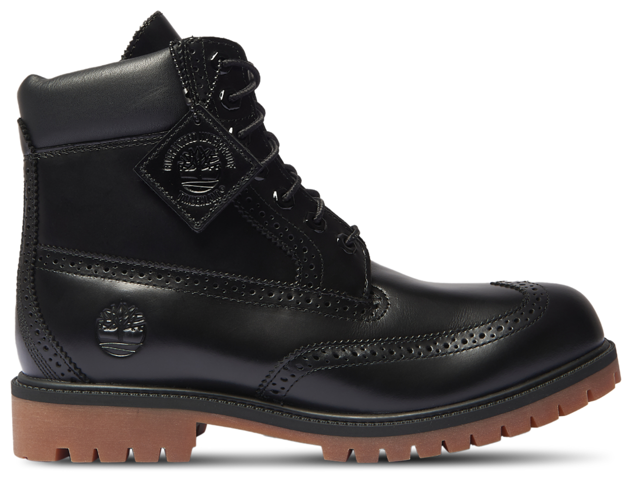 Timberland 6 Inch Brogue Boots Image 1 of 5. Tap to open photo gallery.
