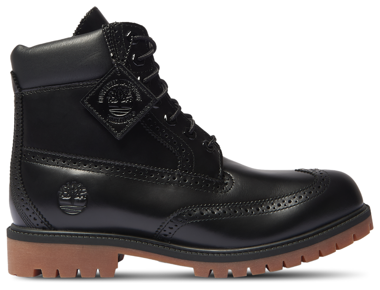 Timberland 6 Inch Brogue Boots Image 1 of 5. Tap to open photo gallery.
