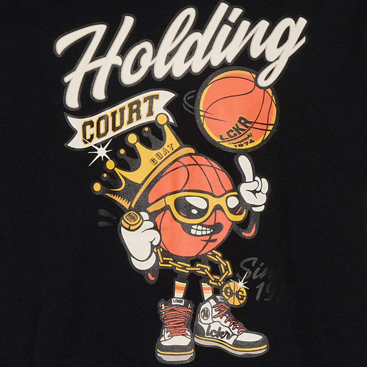 LCKR Holding Court T-Shirt Image 2 of 2. Tap to open photo gallery.