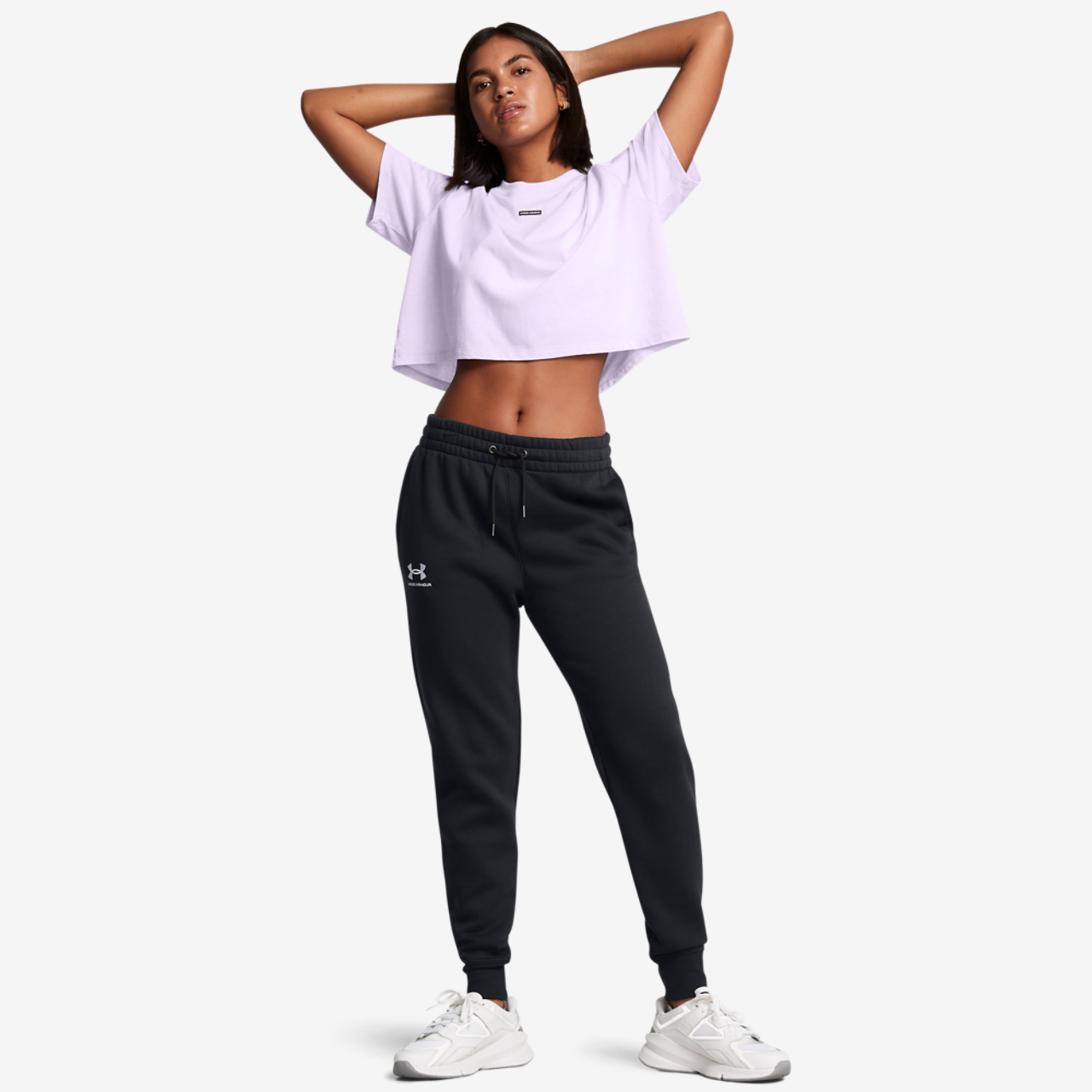 Under Armour Icon Fleece Jogger Image 3 of 5. Tap to open photo gallery.