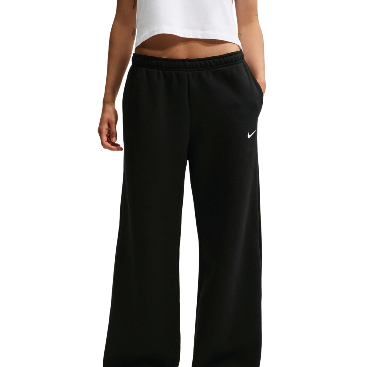 Nike Studio Fleece STD Wide Leg Pants - Women's | Foot Locker
