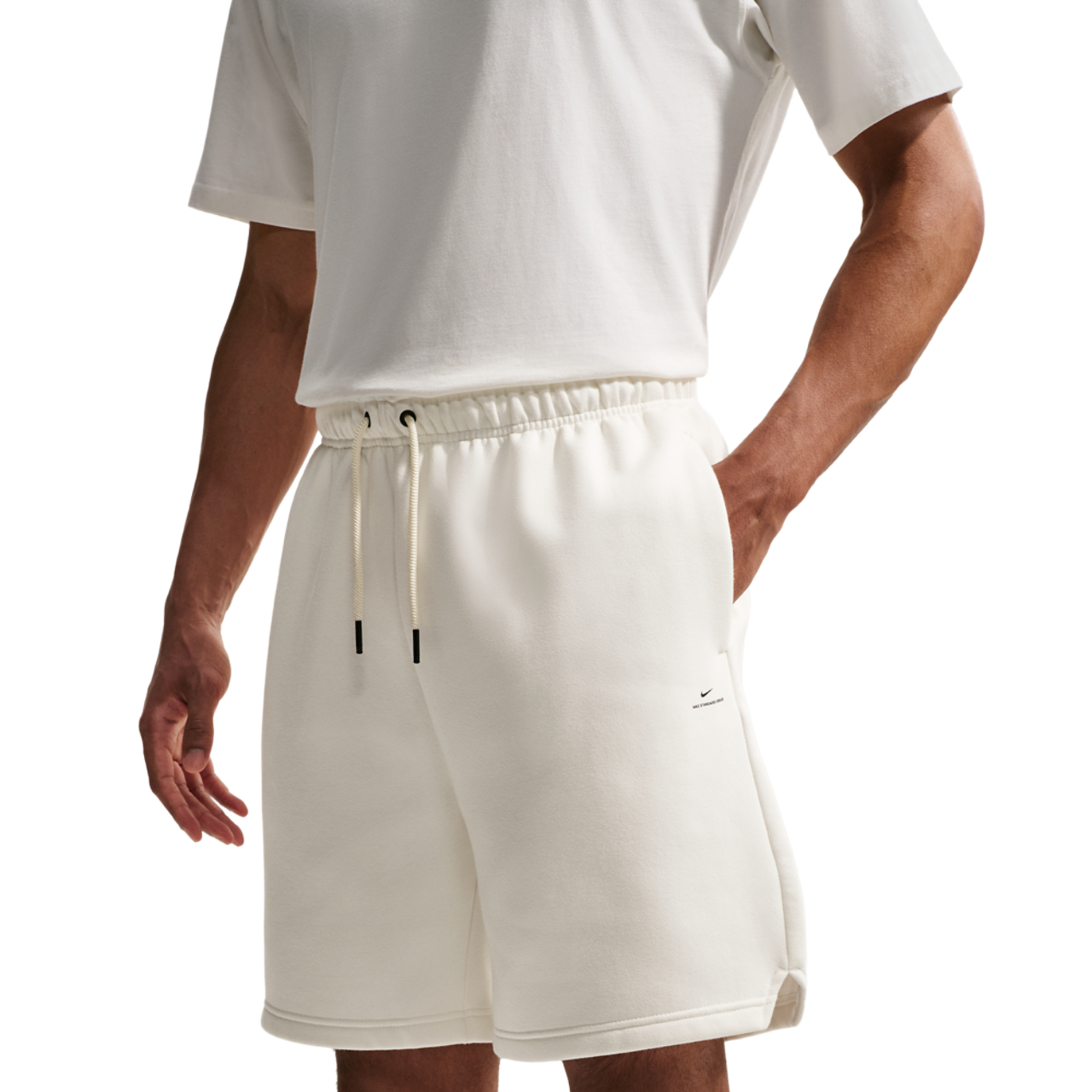Nike Tech Fit Standard Issue Brush Fleece 8In Short Image 1 of 4. Tap to open photo gallery.