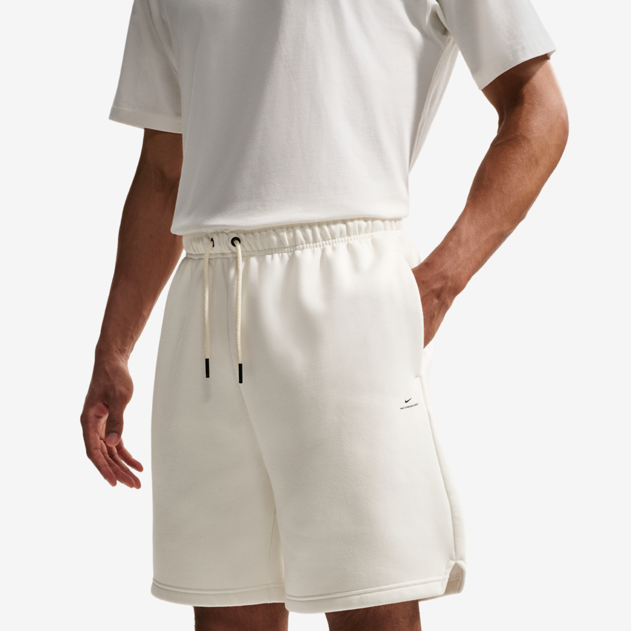 Nike Tech Fit Standard Issue Brush Fleece 8In Short Image 1 of 4. Tap to open photo gallery.