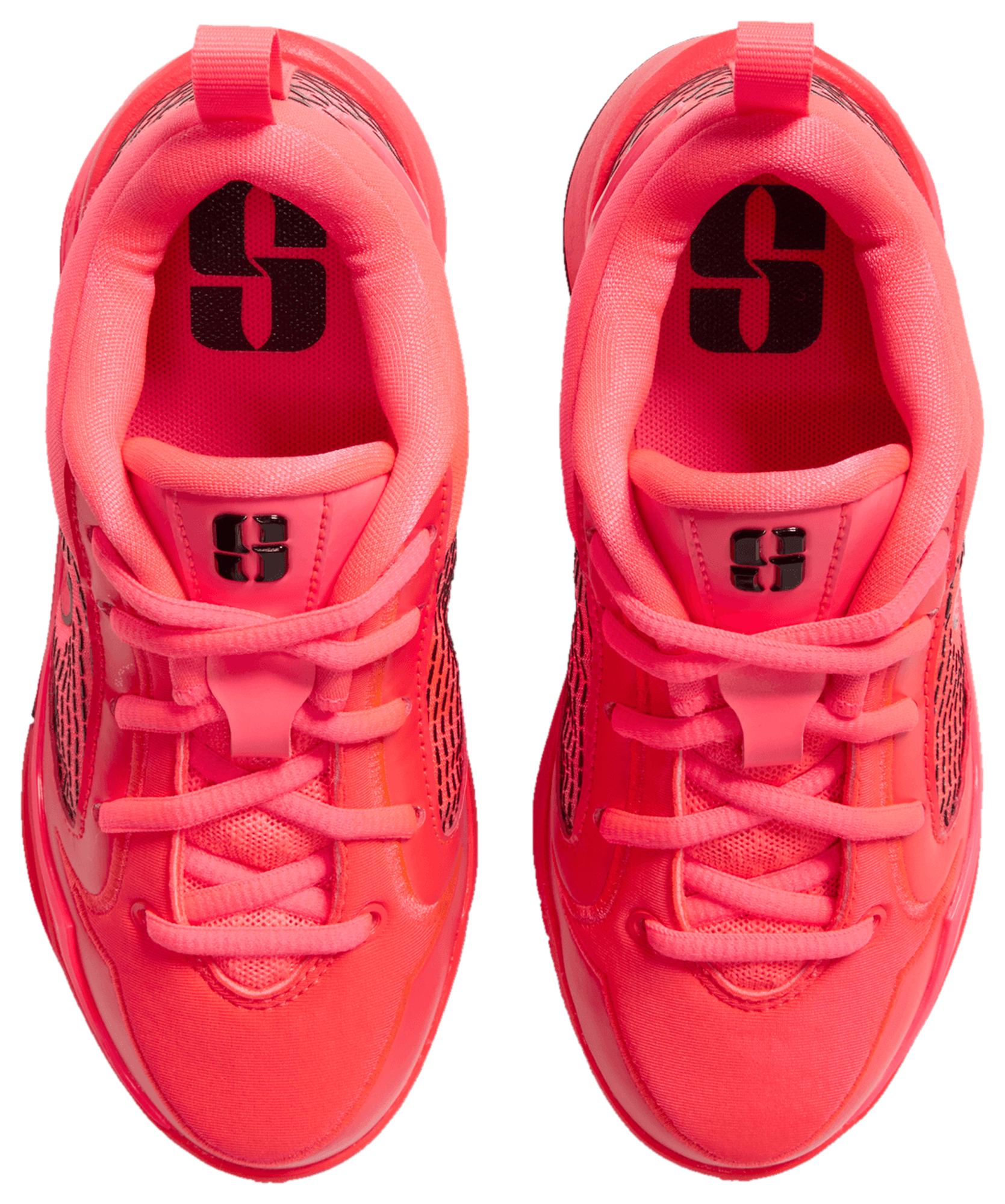 Nike Sabrina 4 童款 - Red/Black/Pink - Image 4