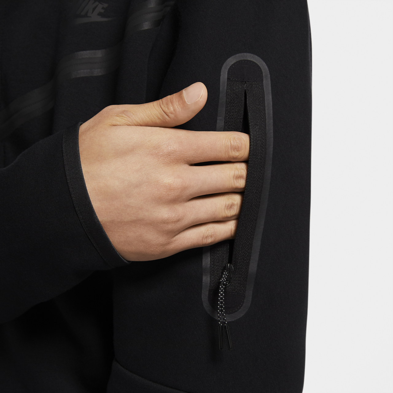 Nike Tech Fleece Full-Zip Hoodie Image 8 of 8. Tap to open photo gallery.