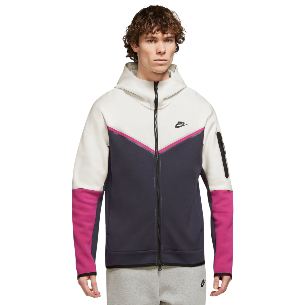 Nike Tech Fleece Full-Zip Hoodie Image 1 of 2. Tap to open photo gallery.