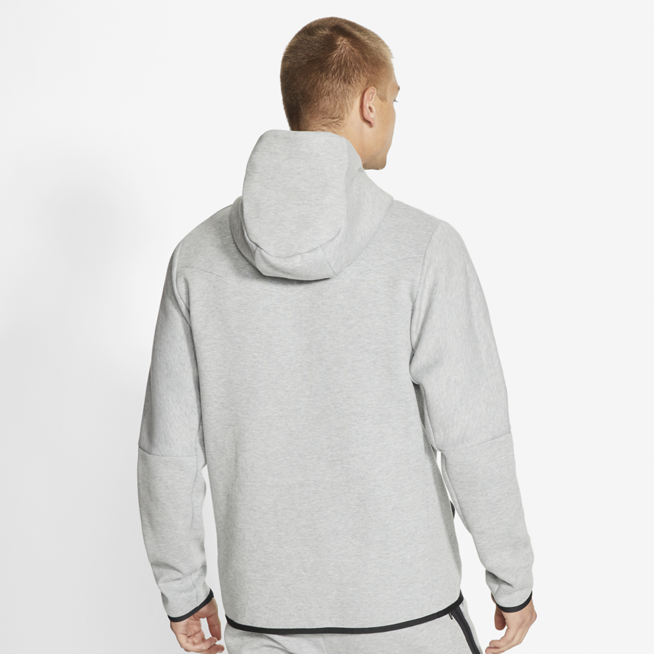 Nike Tech Fleece Full-Zip Hoodie Image 4 of 4. Tap to open photo gallery.