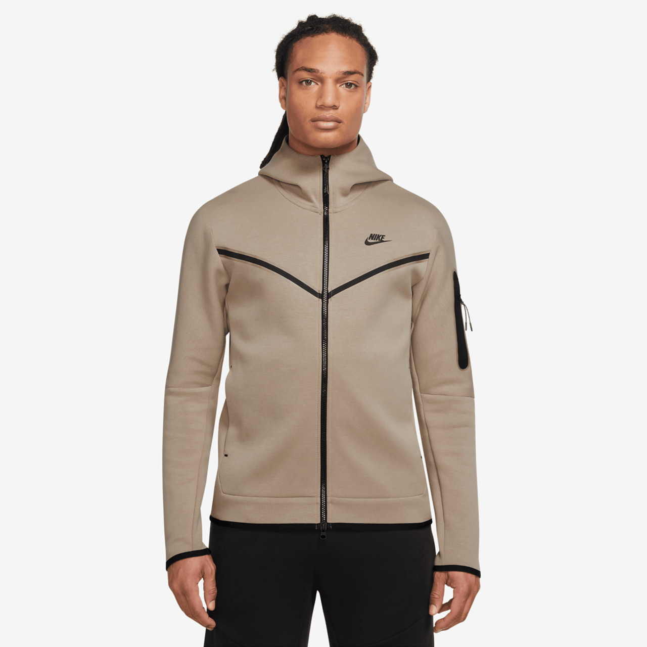 Nike Tech Fleece Full-Zip Hoodie Image 1 of 3. Tap to open photo gallery.