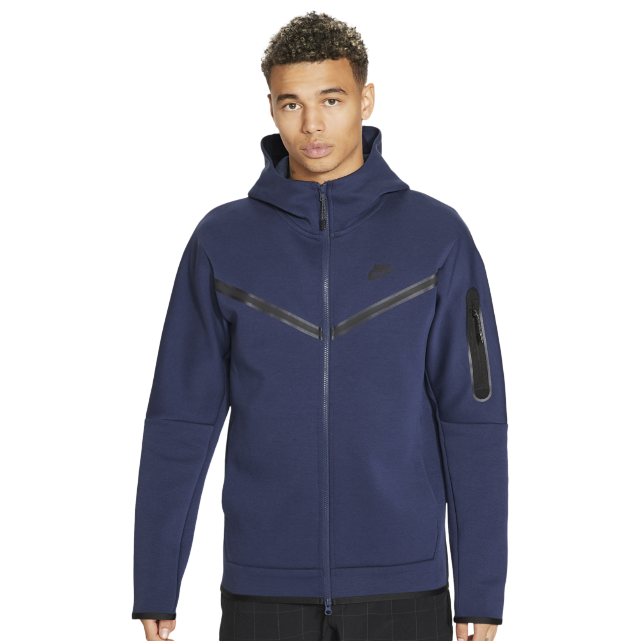 Nike Tech Fleece Full-Zip Hoodie Image 1 of 2. Tap to open photo gallery.