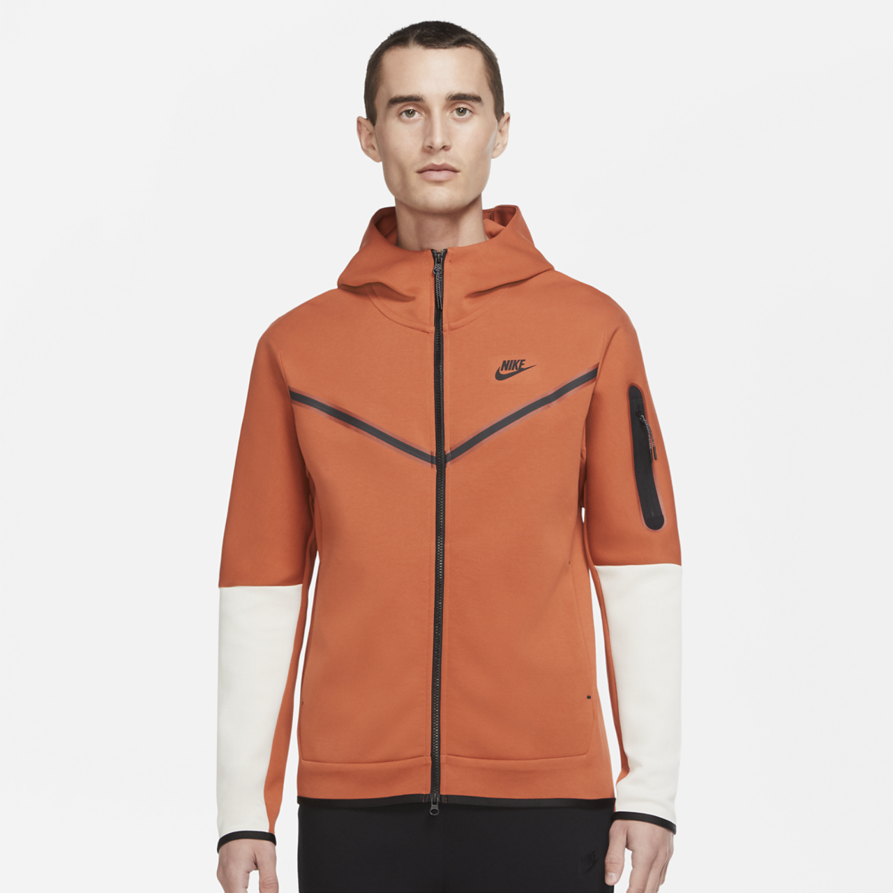 Nike Tech Fleece Full-Zip Hoodie Image 1 of 3. Tap to open photo gallery.