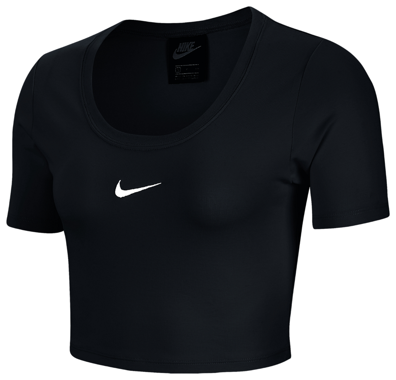 Nike Essential Short Sleeve Crop Top Image 1 of 2. Tap to open photo gallery.