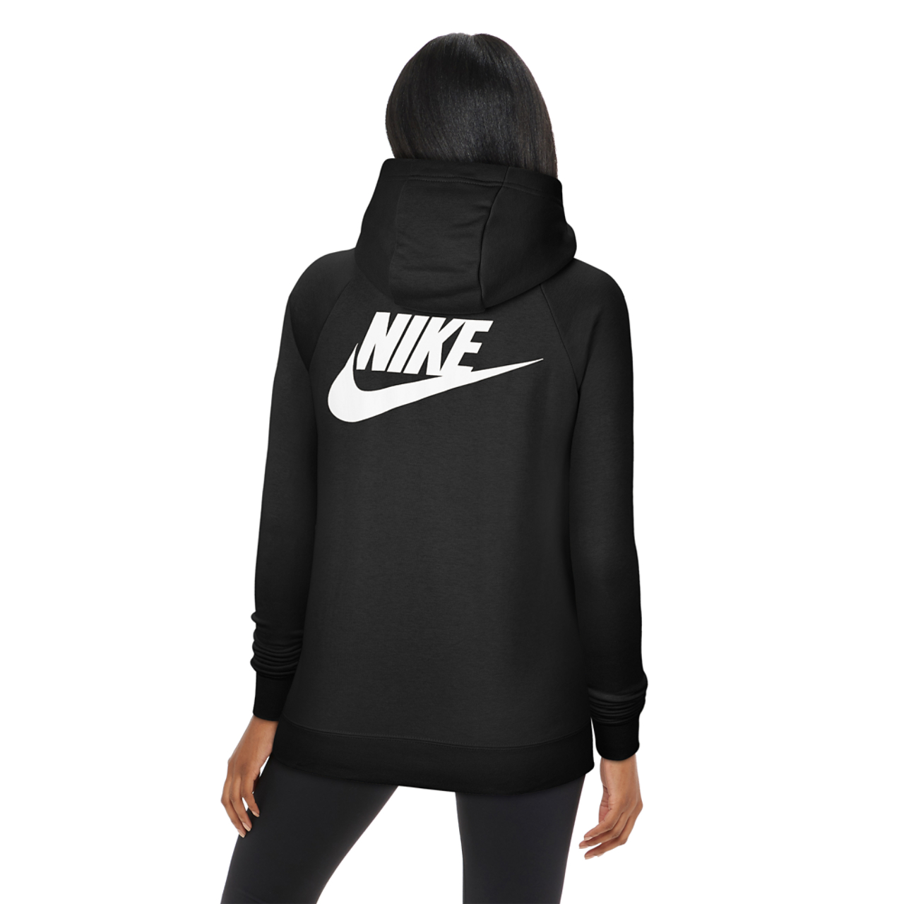 Nike Essential Quarter-Zip Fleece Hoodie Image 4 of 4. Tap to open photo gallery.
