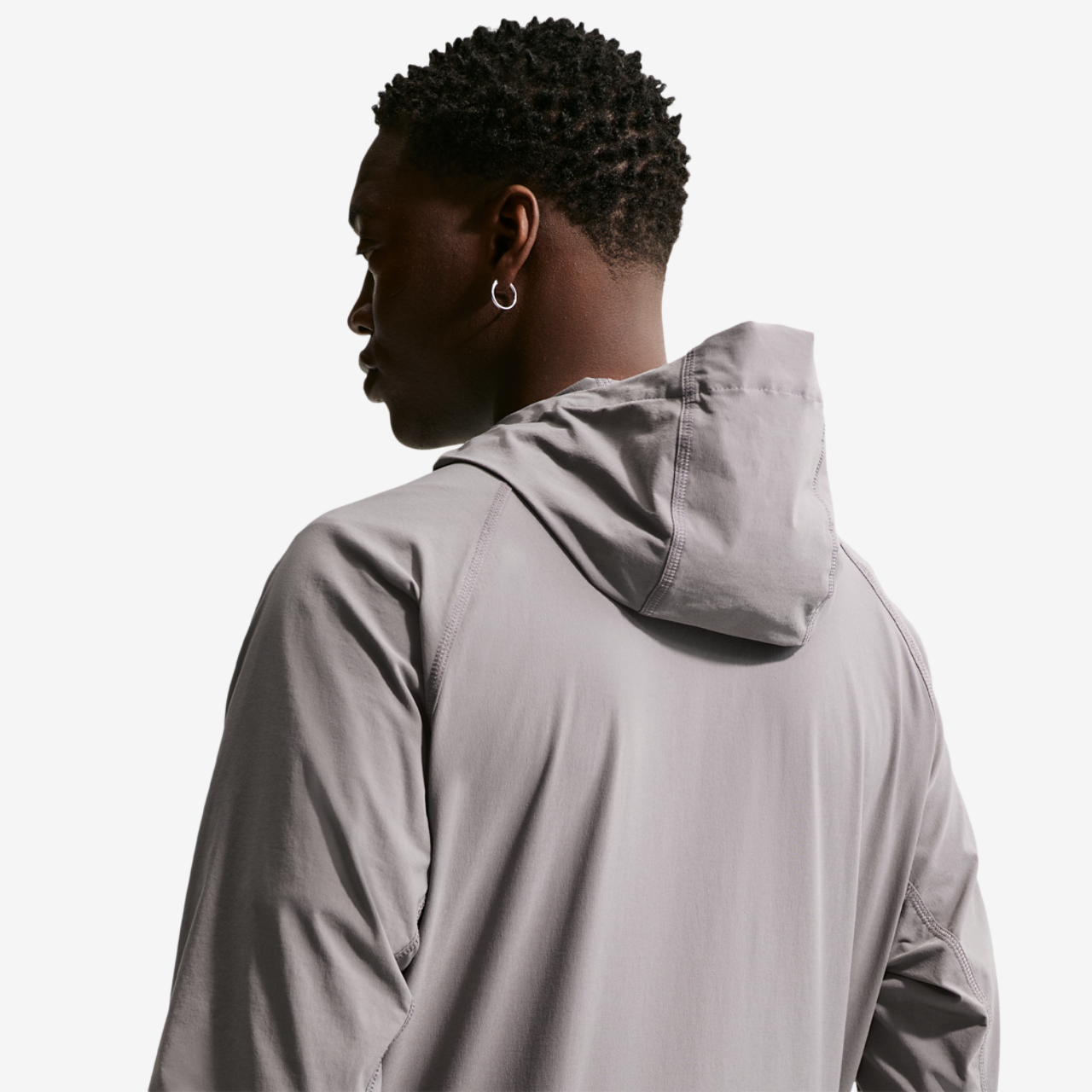 Nike Drifit Tech Woven Windrunner FZ Jacket Image 2 of 4. Tap to open photo gallery.