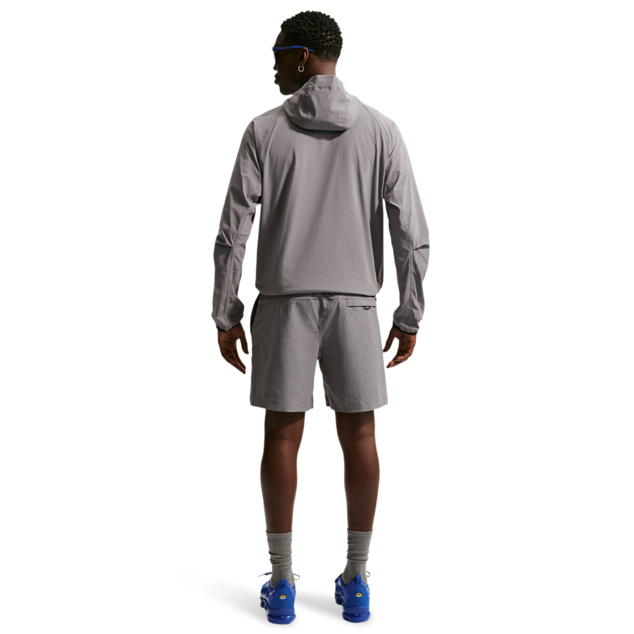 Nike Drifit Tech Woven Windrunner FZ Jacket Image 4 of 4. Tap to open photo gallery.