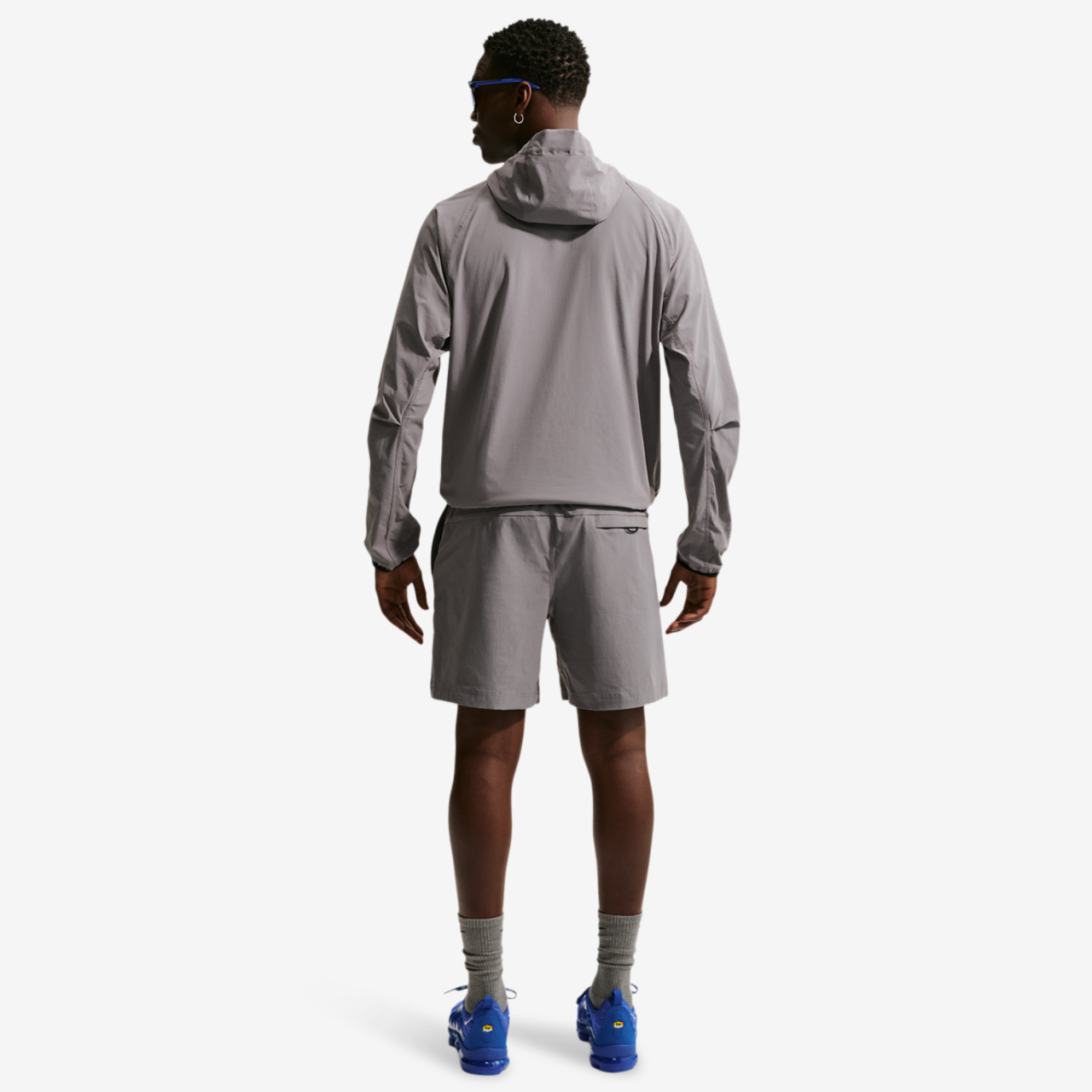 Nike Drifit Tech Woven Windrunner FZ Jacket Image 4 of 4. Tap to open photo gallery.