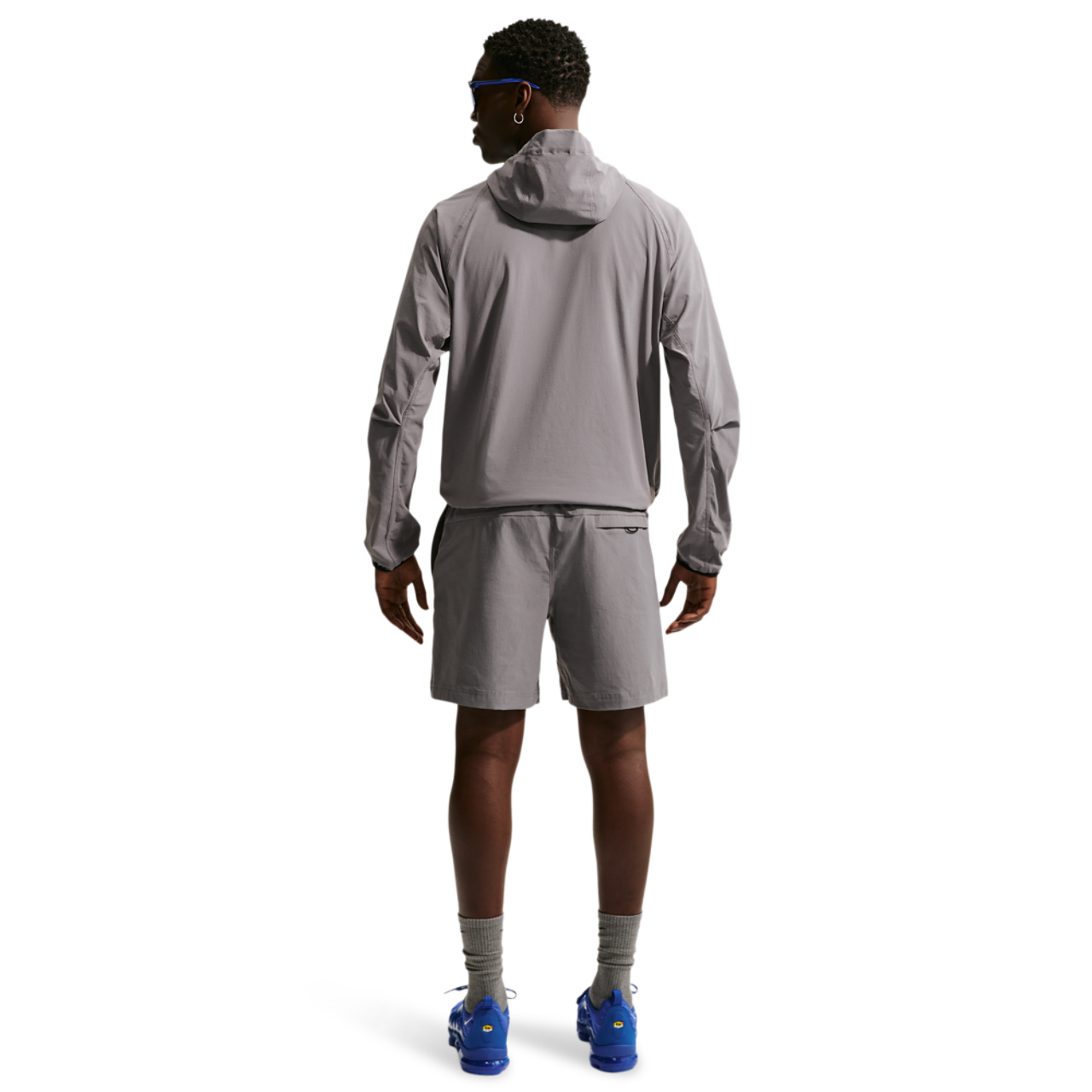 Nike Drifit Tech Woven Windrunner FZ Jacket Image 4 of 4. Tap to open photo gallery.