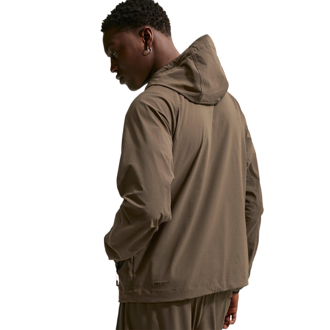 Nike Drifit Tech Woven Windrunner FZ Jacket Image 3 of 5. Tap to open photo gallery.