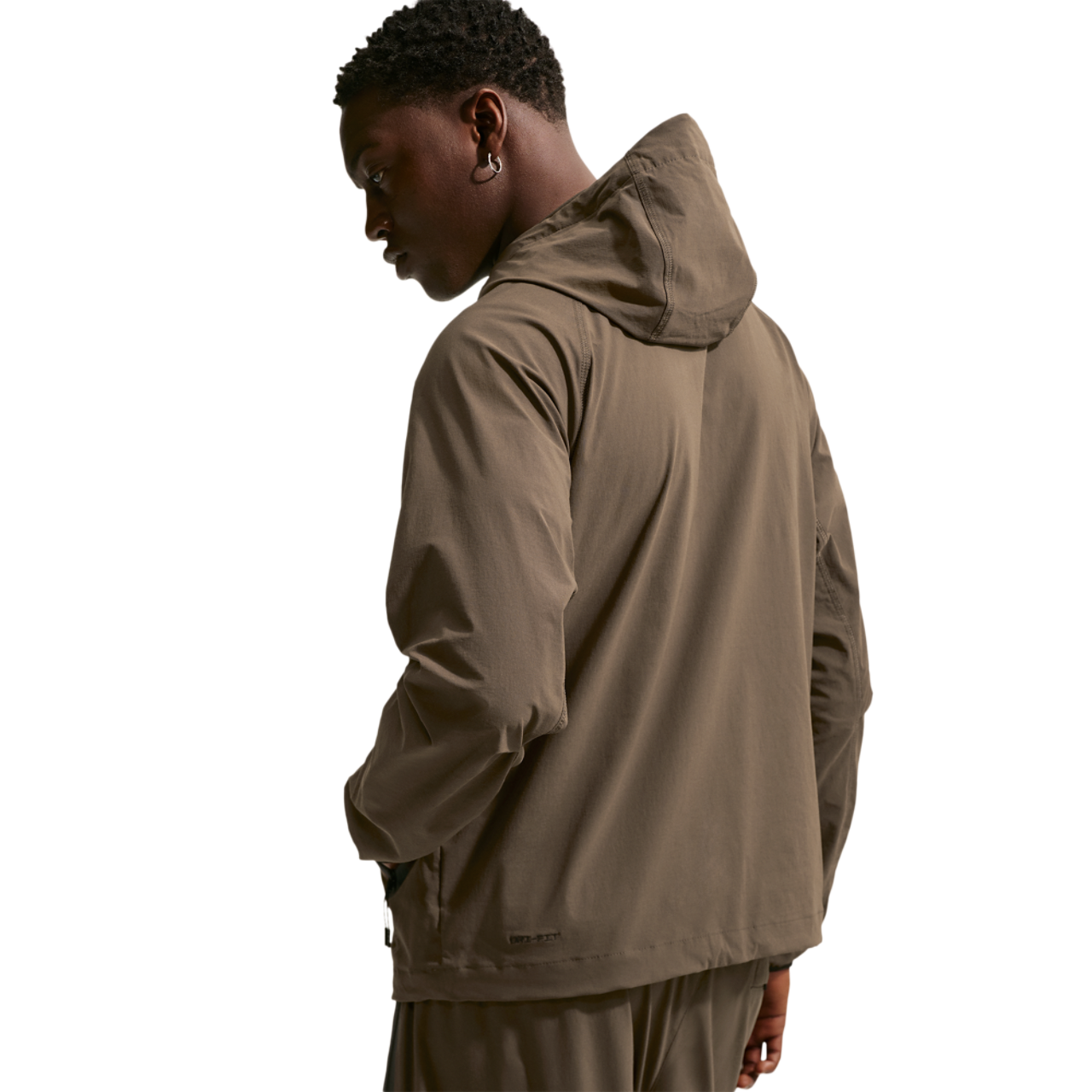 Nike Drifit Tech Woven Windrunner FZ Jacket Image 3 of 5. Tap to open photo gallery.