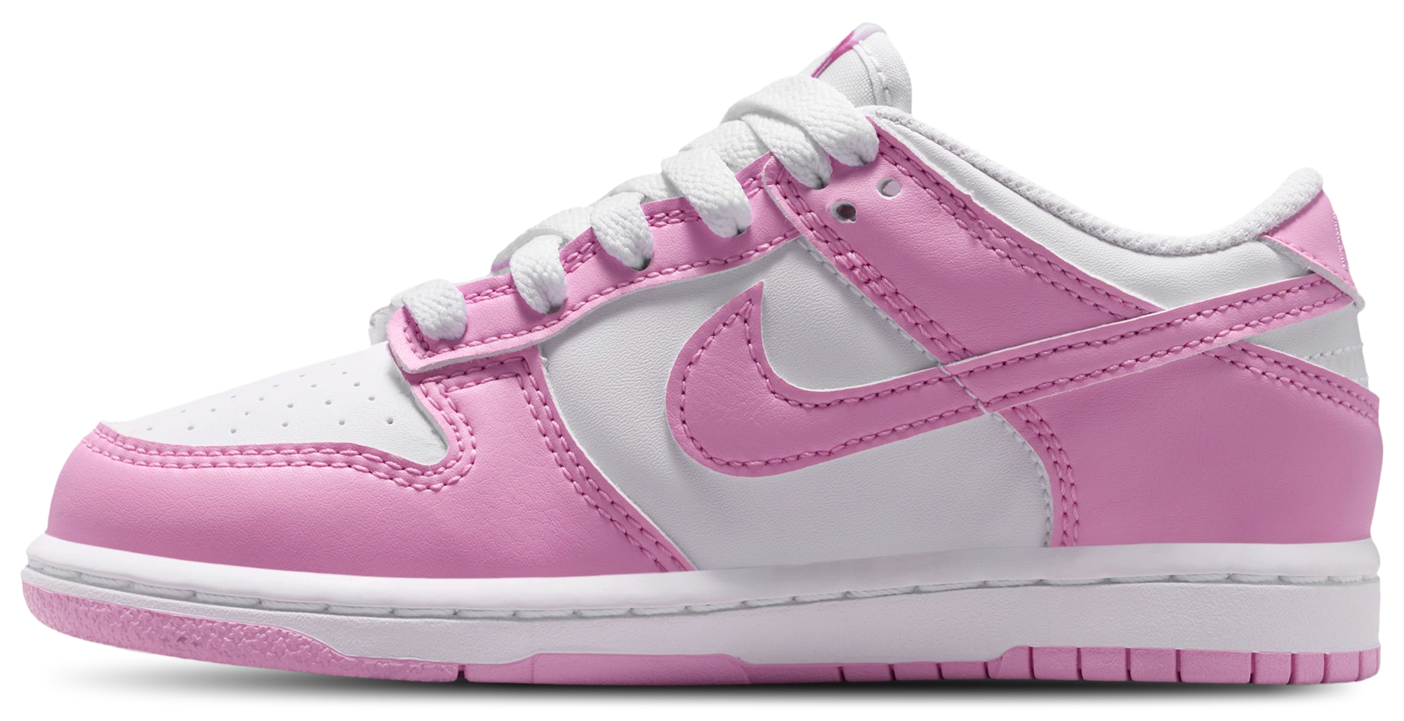Nike Dunk Low N 童款 - Pink Rise/White - Image 2