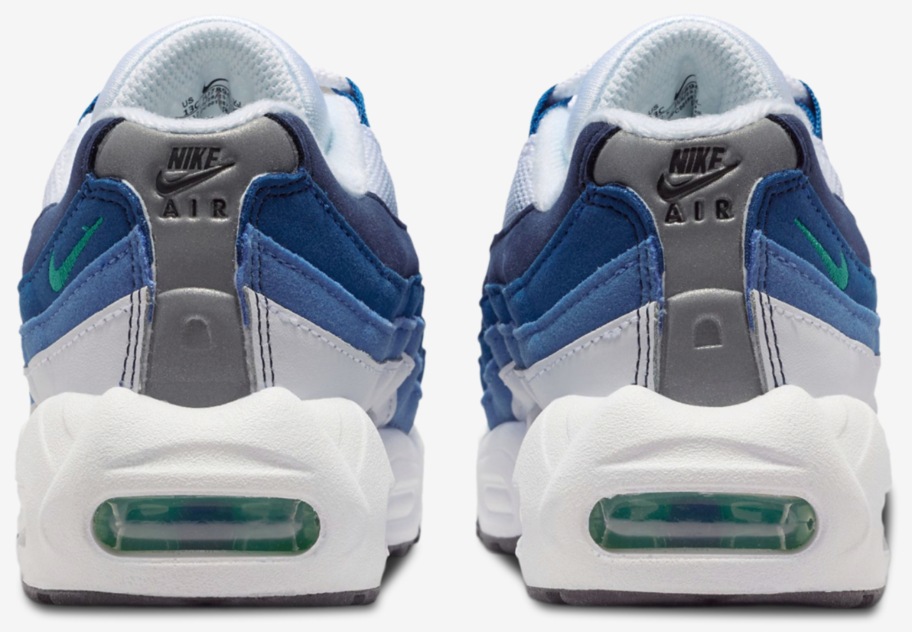 Nike Air Max 95 PRM Emerald Image 3 of 5. Tap to open photo gallery.