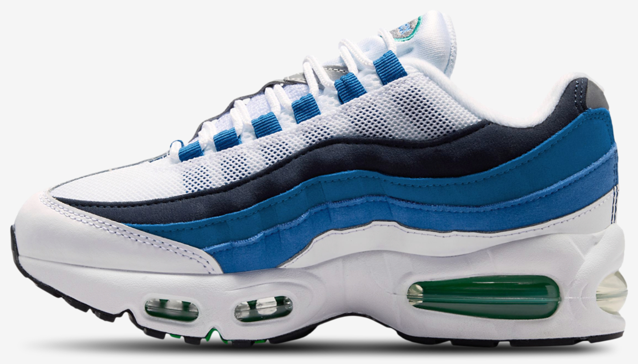 Nike Air Max 95 BB PRM Emerald Image 2 of 5. Tap to open photo gallery.