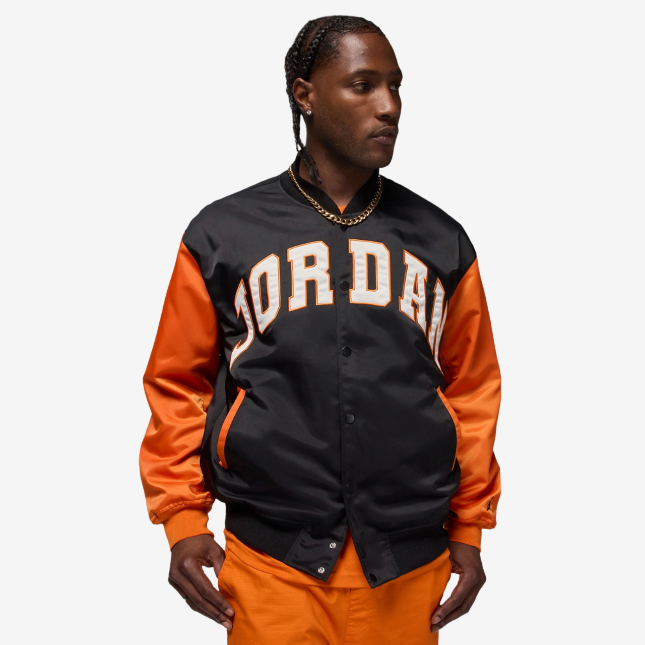 Jordan Brooklyn Collegiate Varsity Jacket Image 1 of 6. Tap to open photo gallery.