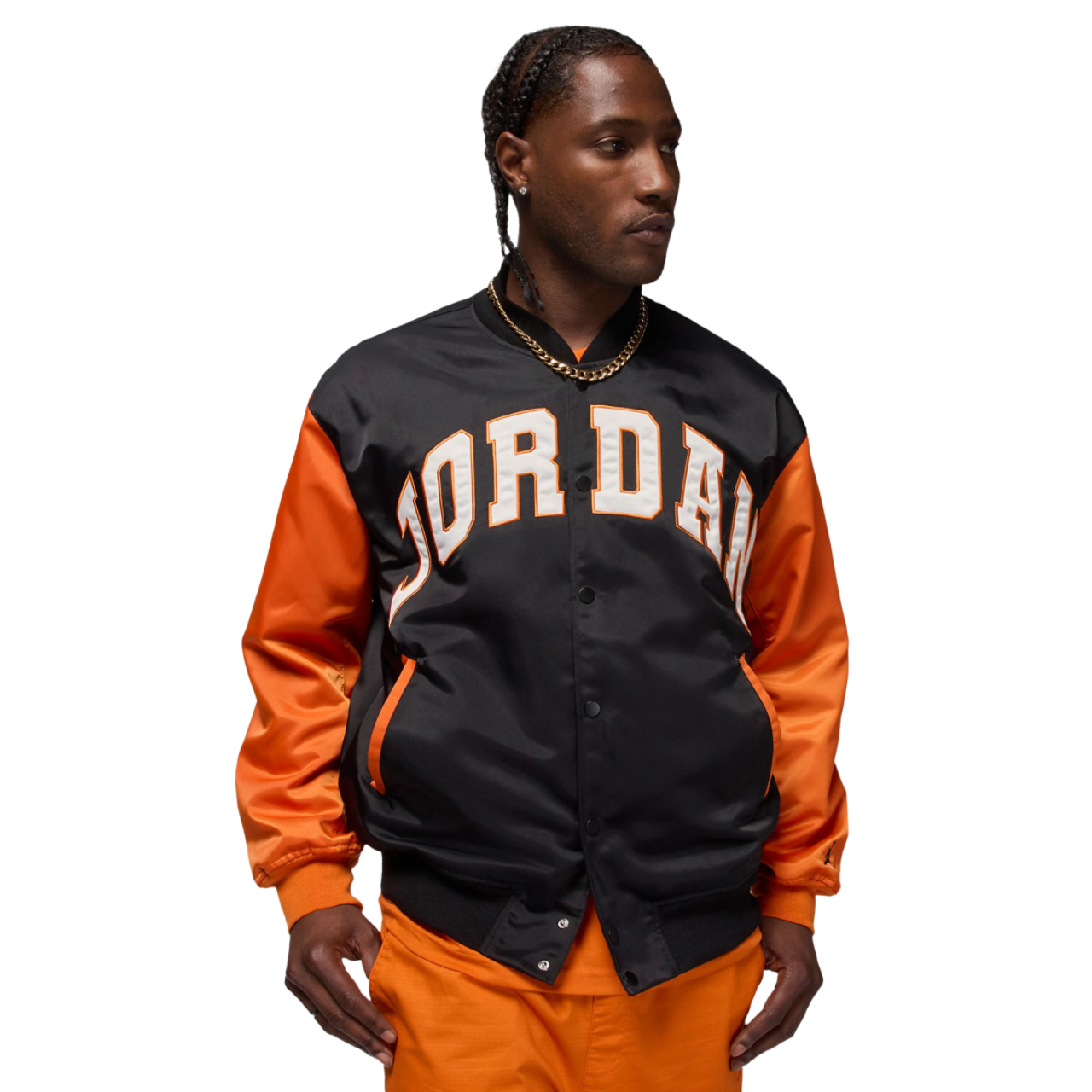 Jordan Brooklyn Collegiate Varsity Jacket Image 1 of 6. Tap to open photo gallery.