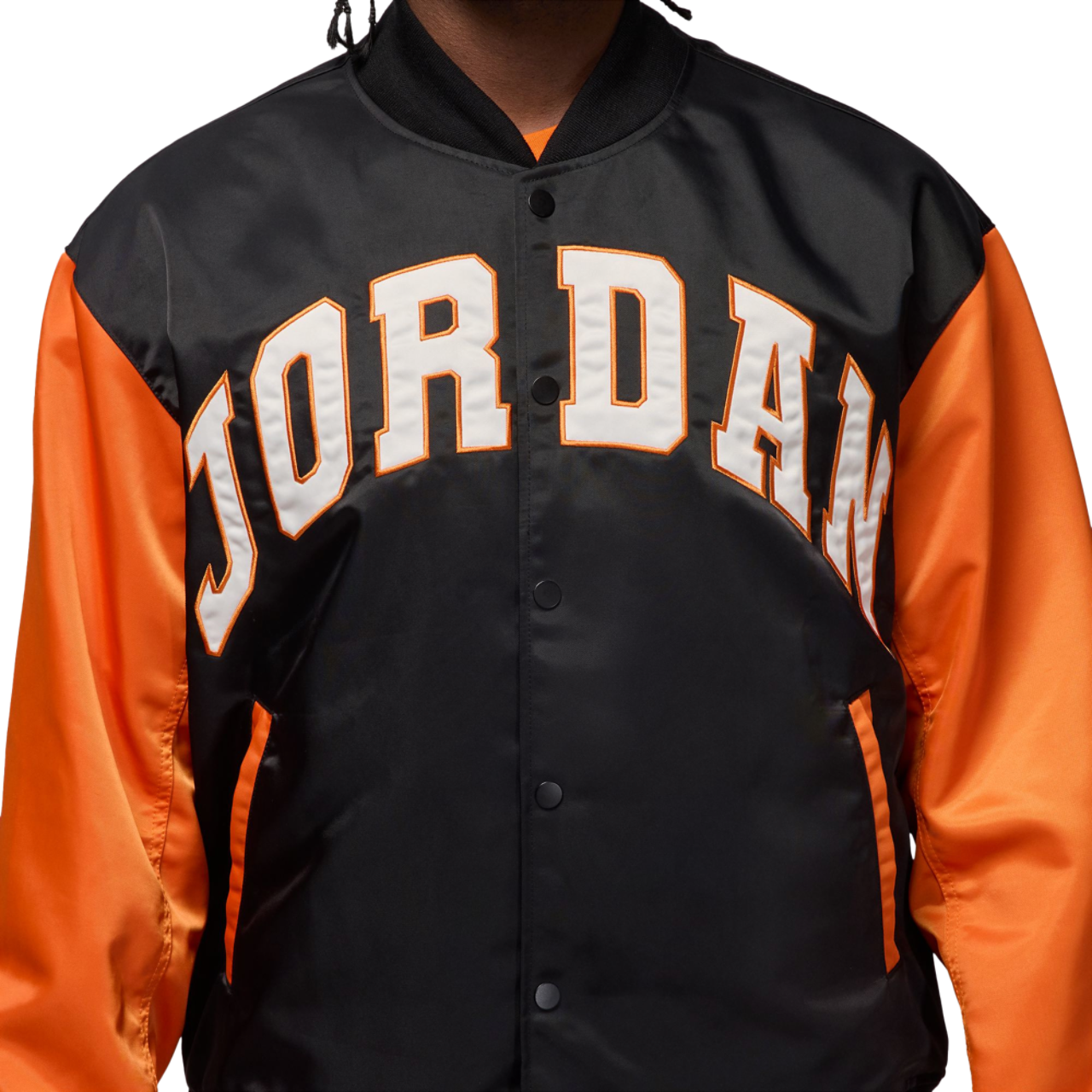 Jordan Brooklyn Collegiate Varsity Jacket Image 3 of 6. Tap to open photo gallery.