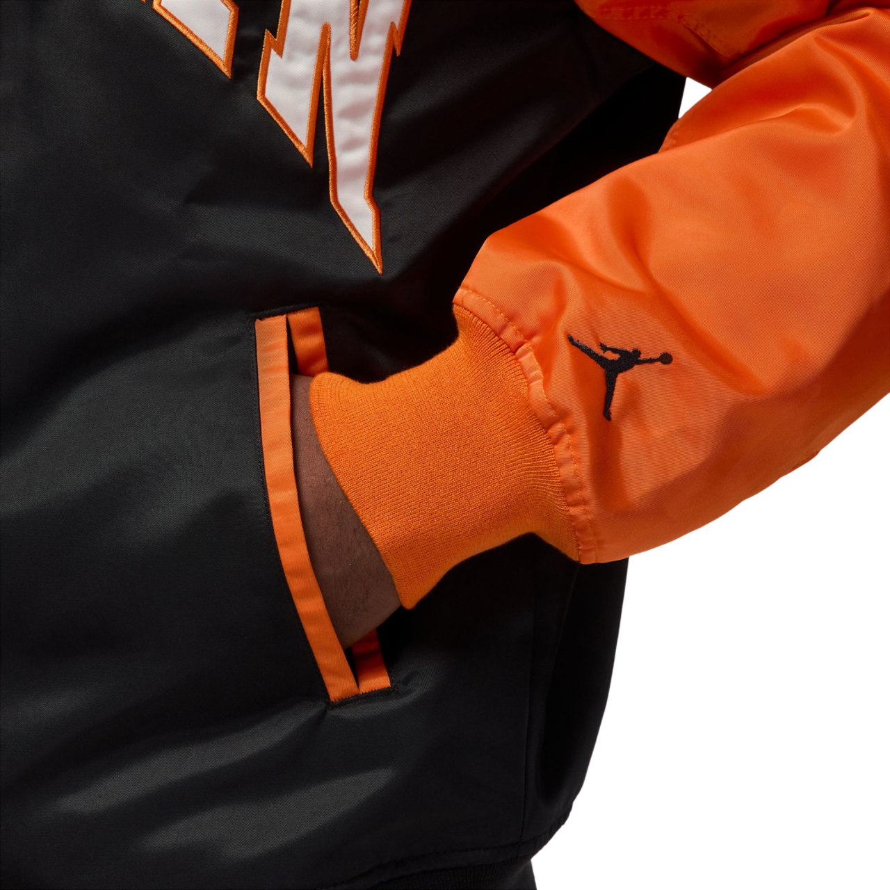 Jordan Brooklyn Collegiate Varsity Jacket Image 4 of 6. Tap to open photo gallery.