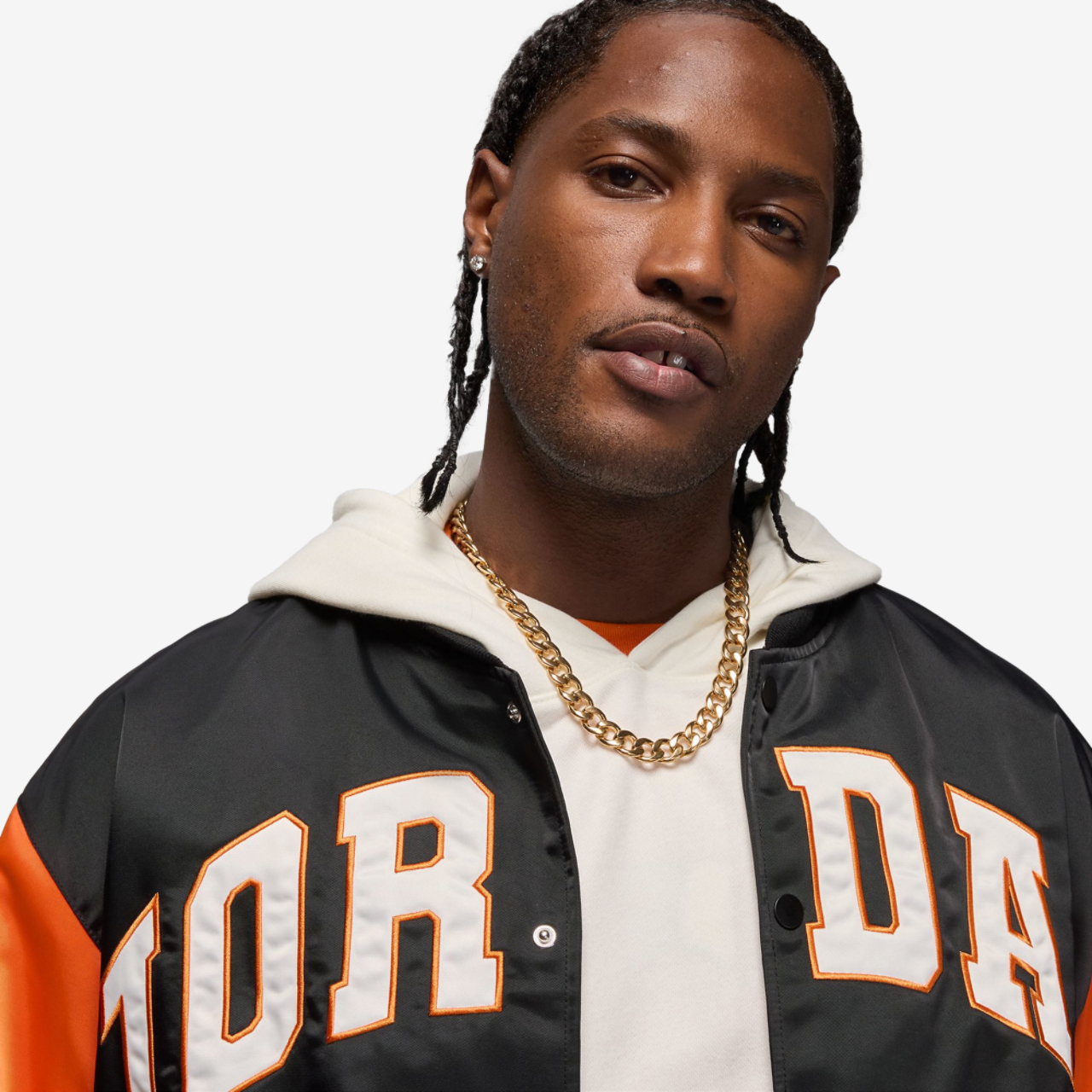 Jordan Brooklyn Collegiate Varsity Jacket Image 5 of 6. Tap to open photo gallery.