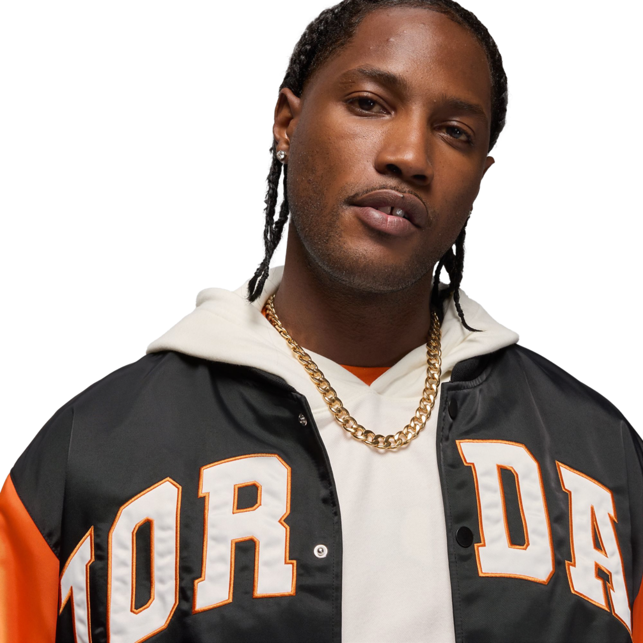 Jordan Brooklyn Collegiate Varsity Jacket Image 5 of 6. Tap to open photo gallery.