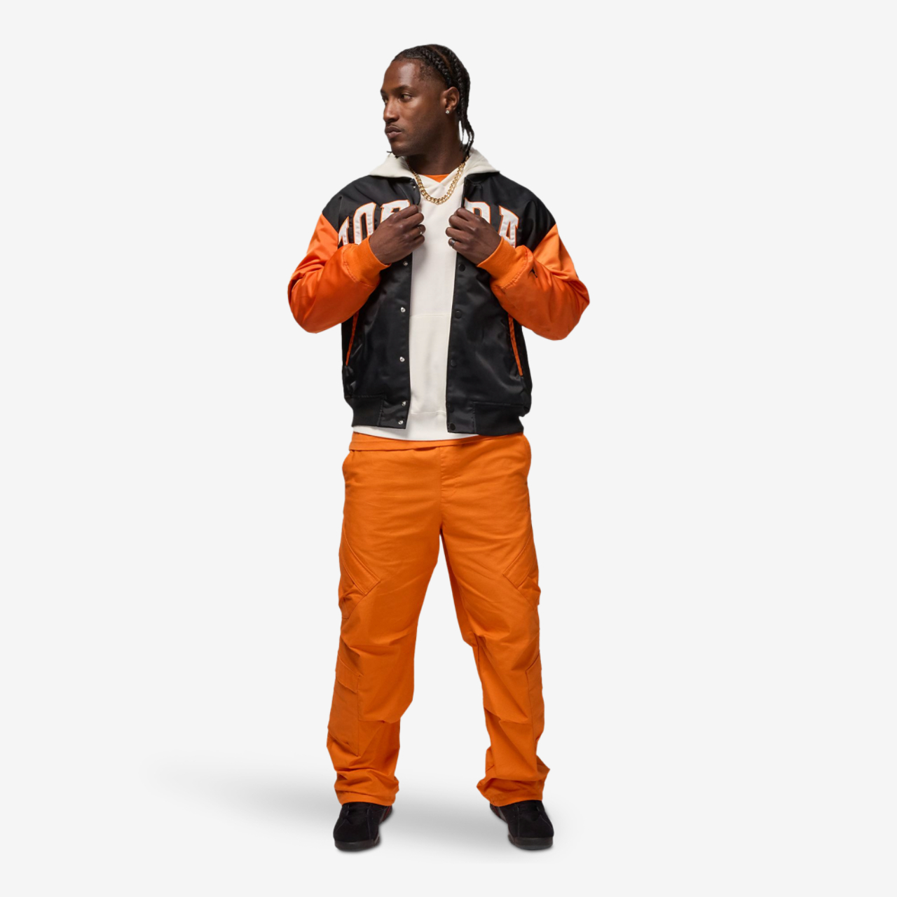 Jordan Brooklyn Collegiate Varsity Jacket Image 6 of 6. Tap to open photo gallery.