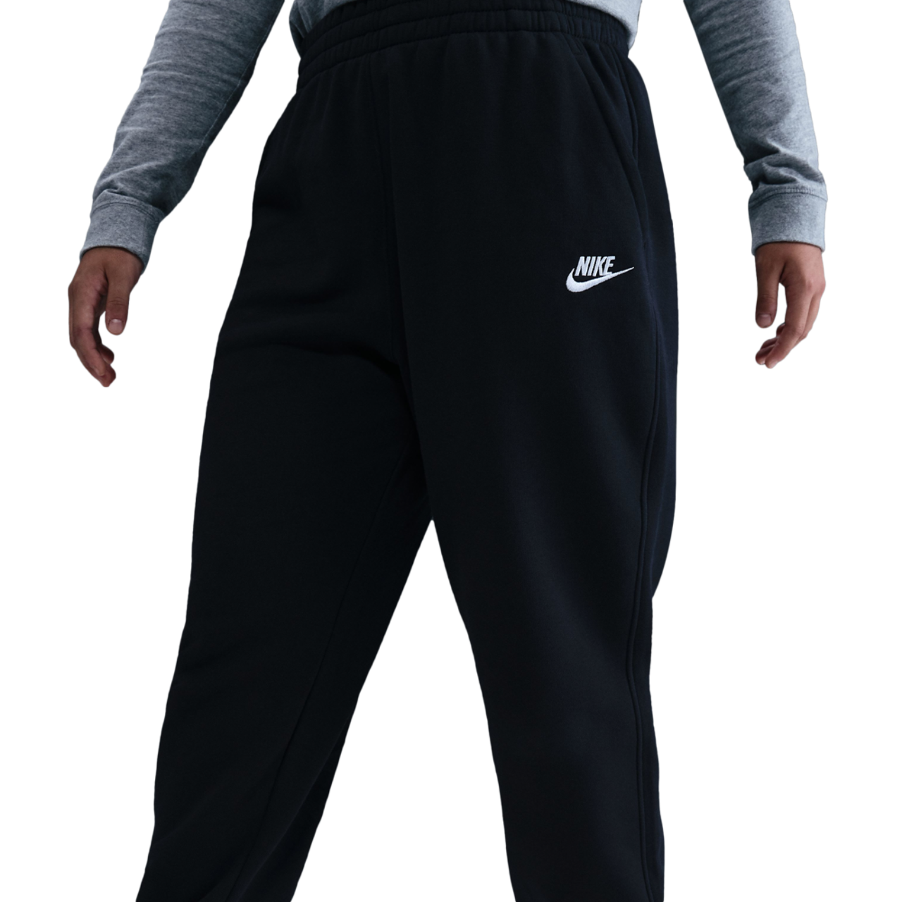 Nike NSW Club LBR Oversized Fleece Pants Image 1 of 2. Tap to open photo gallery.