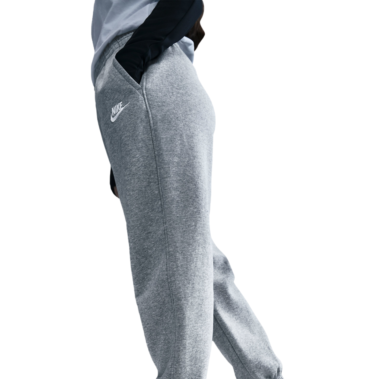Nike NSW Club LBR Oversized Fleece Pants Image 2 of 2. Tap to open photo gallery.