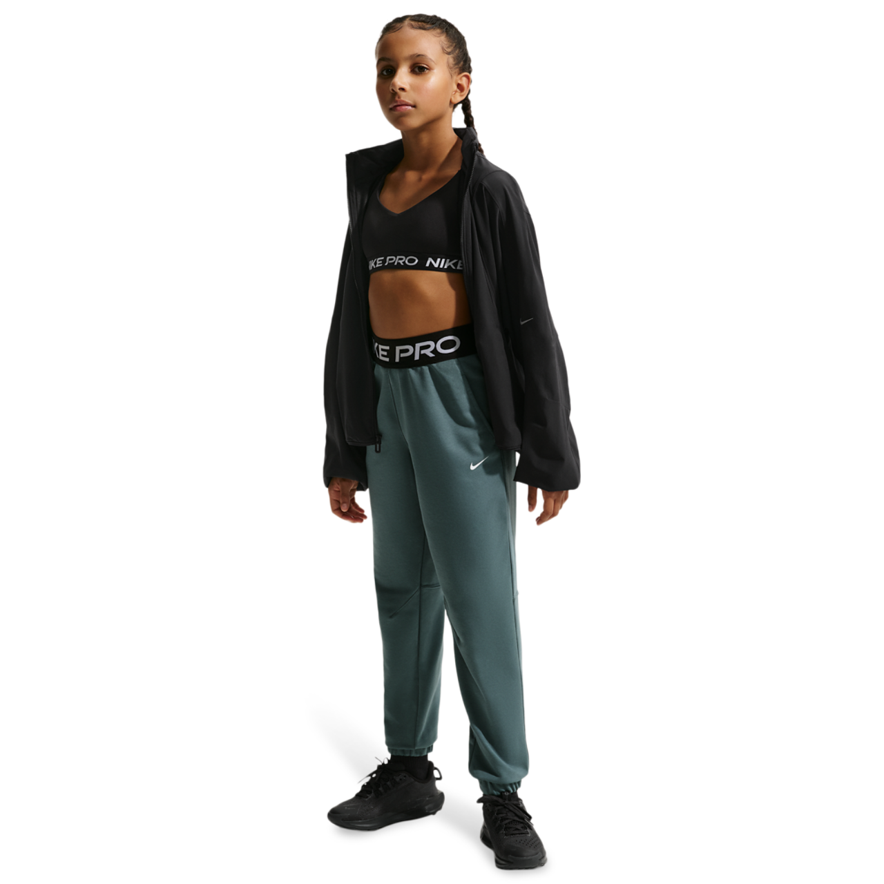 Nike Dri-FIT Fleece Joggers Image 3 of 4. Tap to open photo gallery.
