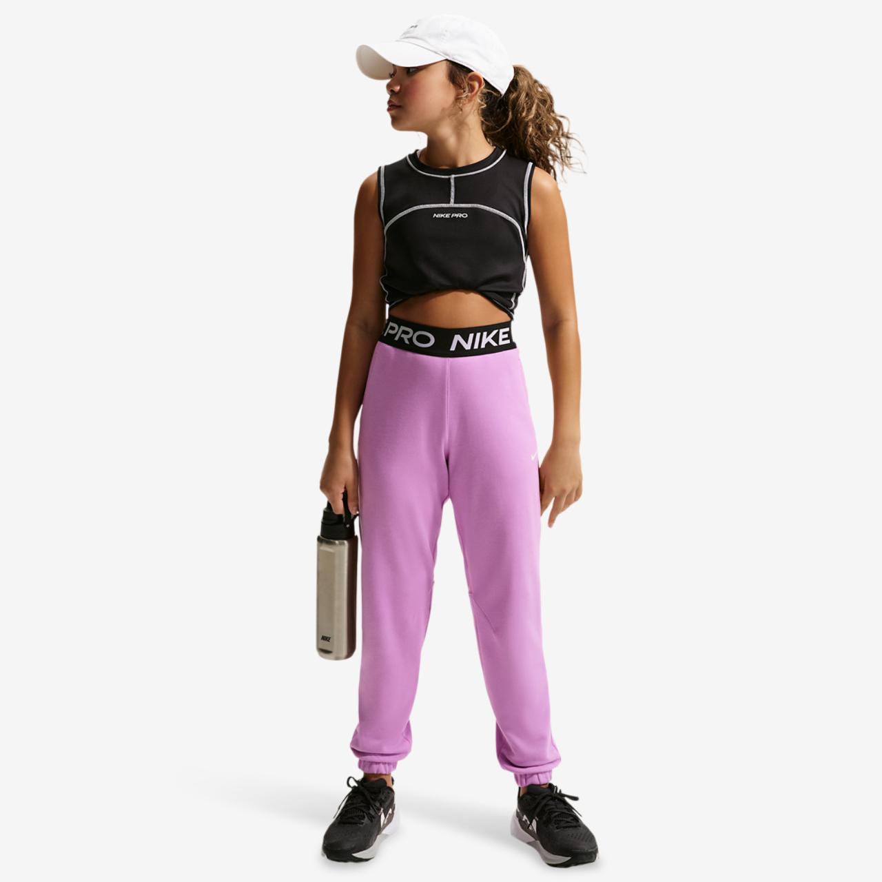 Nike Dri-FIT Fleece Joggers Image 3 of 4. Tap to open photo gallery.