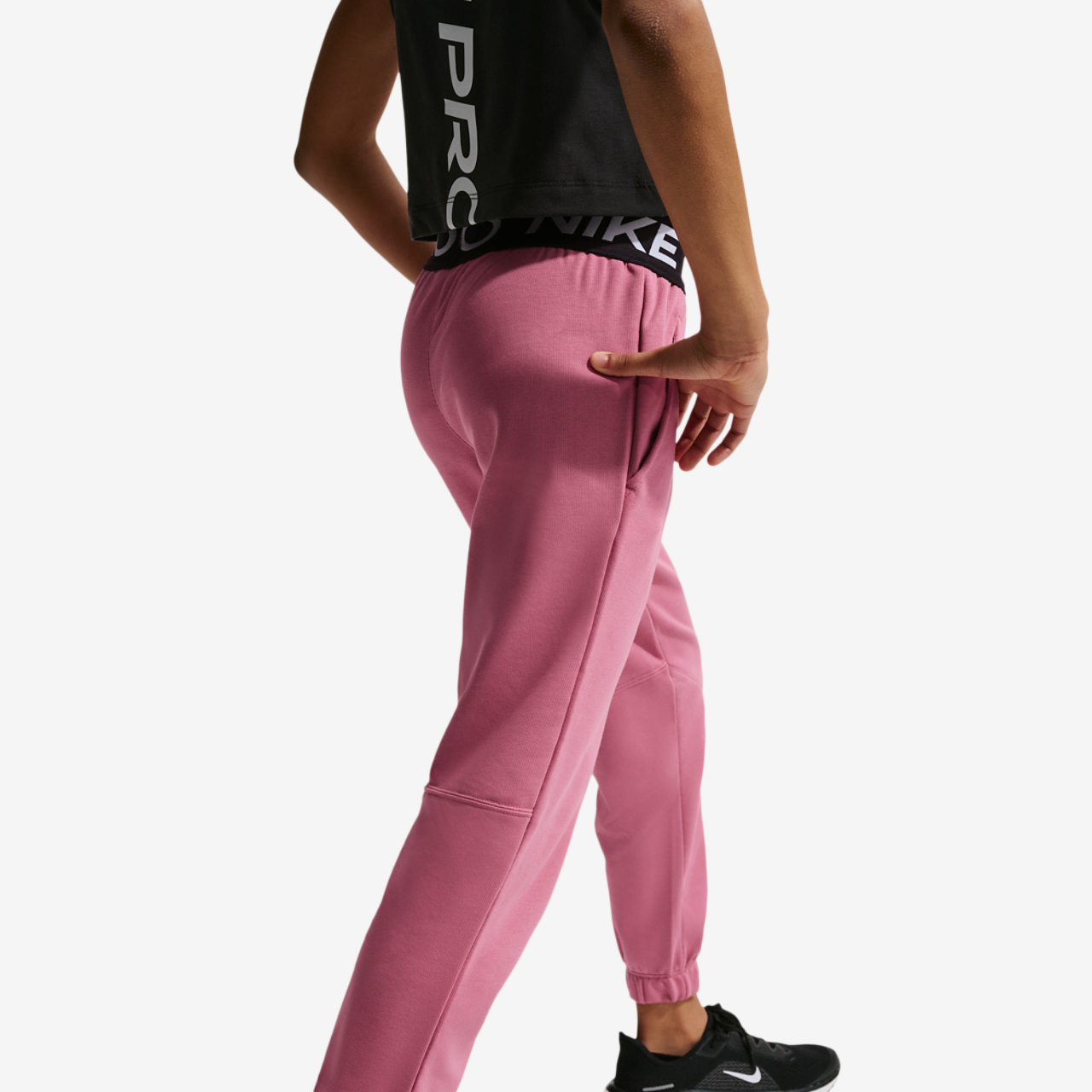 Nike Dri-FIT Fleece Joggers Image 2 of 4. Tap to open photo gallery.
