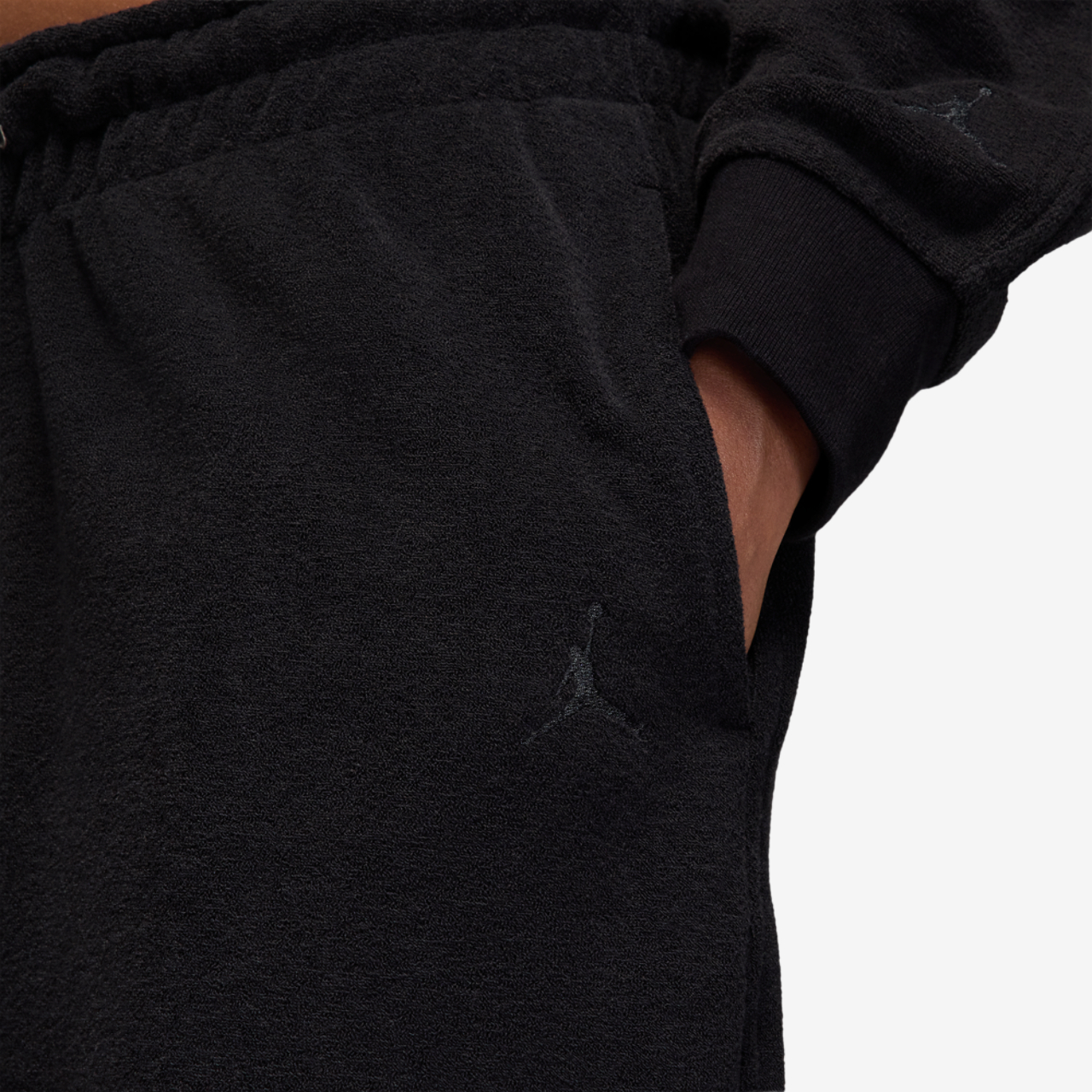 Jordan Flight Fleece Seasonal Barrel Pants Image 3 of 3. Tap to open photo gallery.