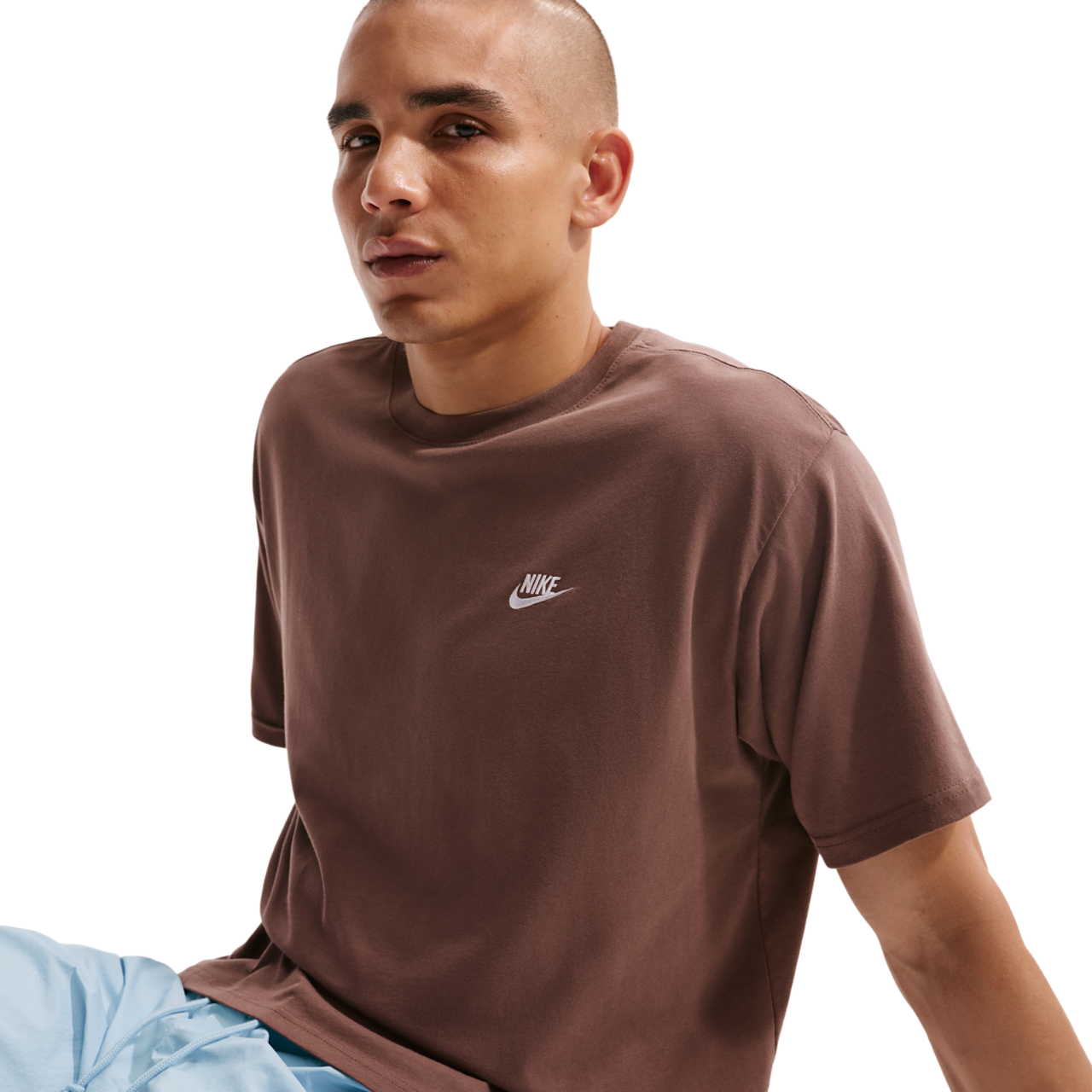 Nike NSW Club Max Tee Image 1 of 5. Tap to open photo gallery.