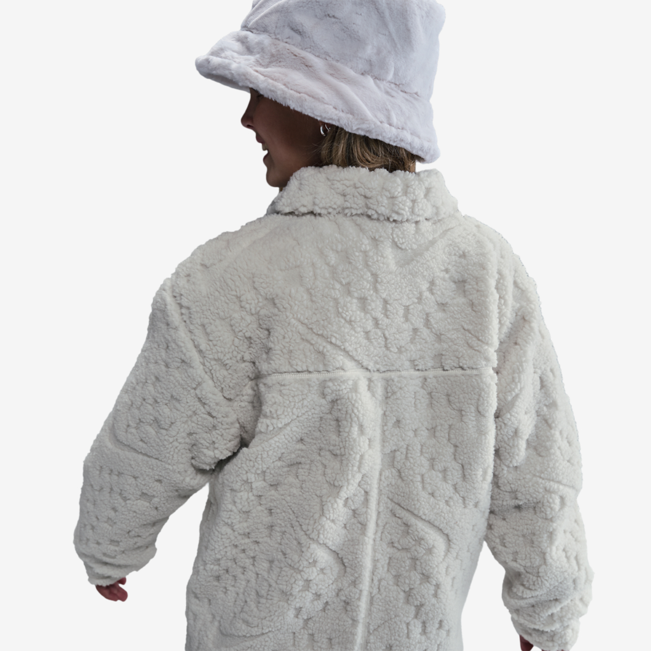 Nike NSW Cozy Deluxe Jacket Image 2 of 4. Tap to open photo gallery.