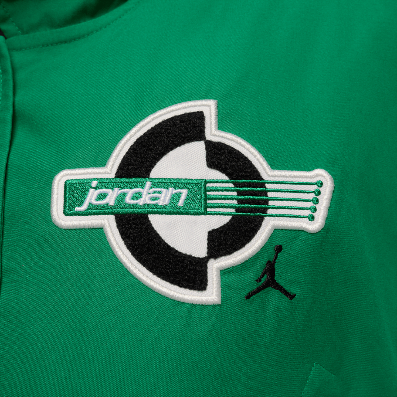 Jordan Brooklyn Varsity Filled Jacket Image 5 of 8. Tap to open photo gallery.