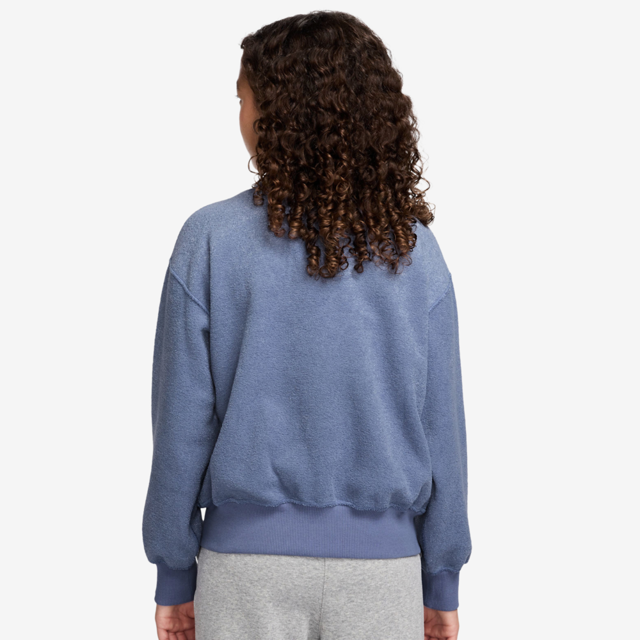 Nike NSW Fleece Long Sleeve Cozy Top Image 2 of 3. Tap to open photo gallery.