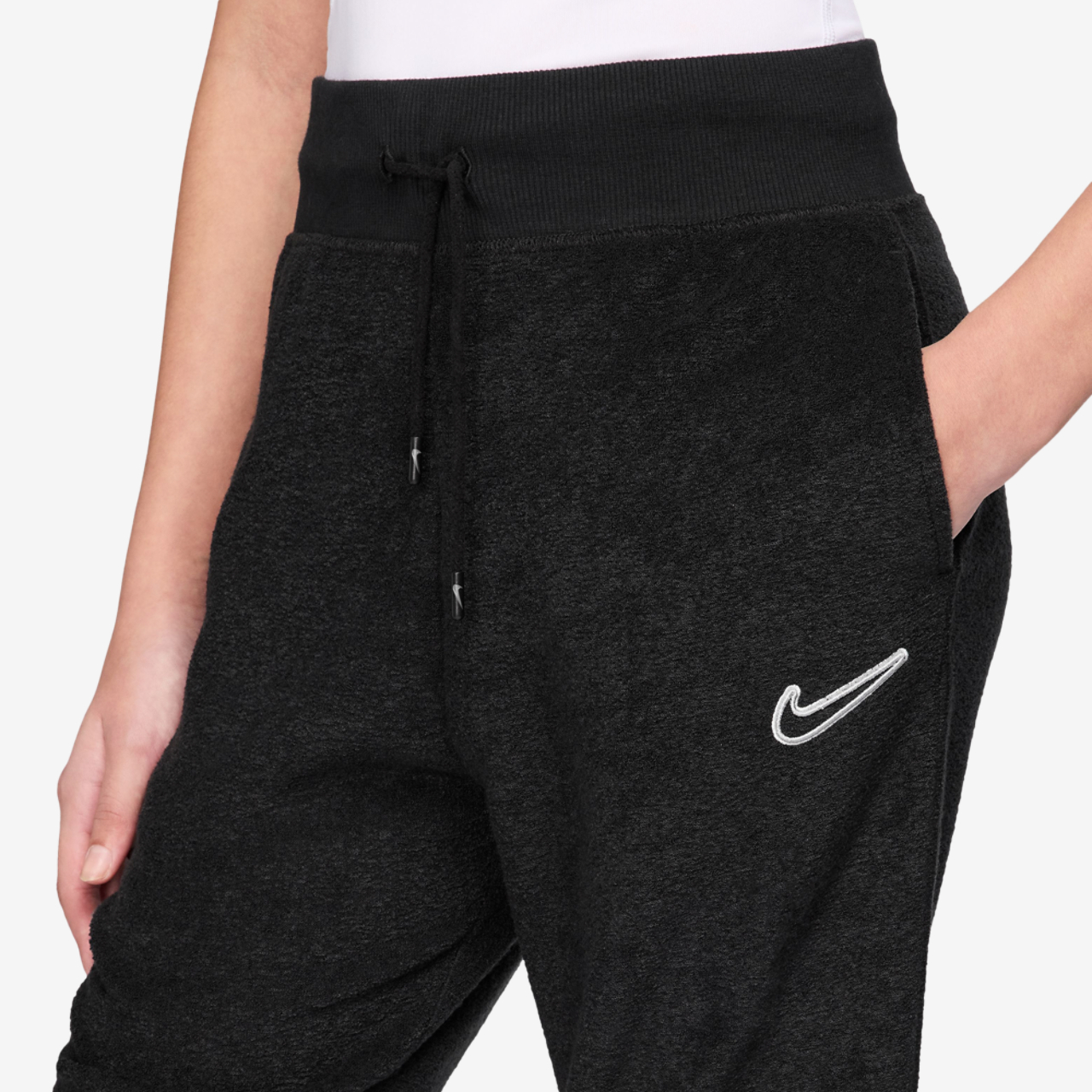 Nike NSW Fleece Cozy Pants Image 3 of 3. Tap to open photo gallery.