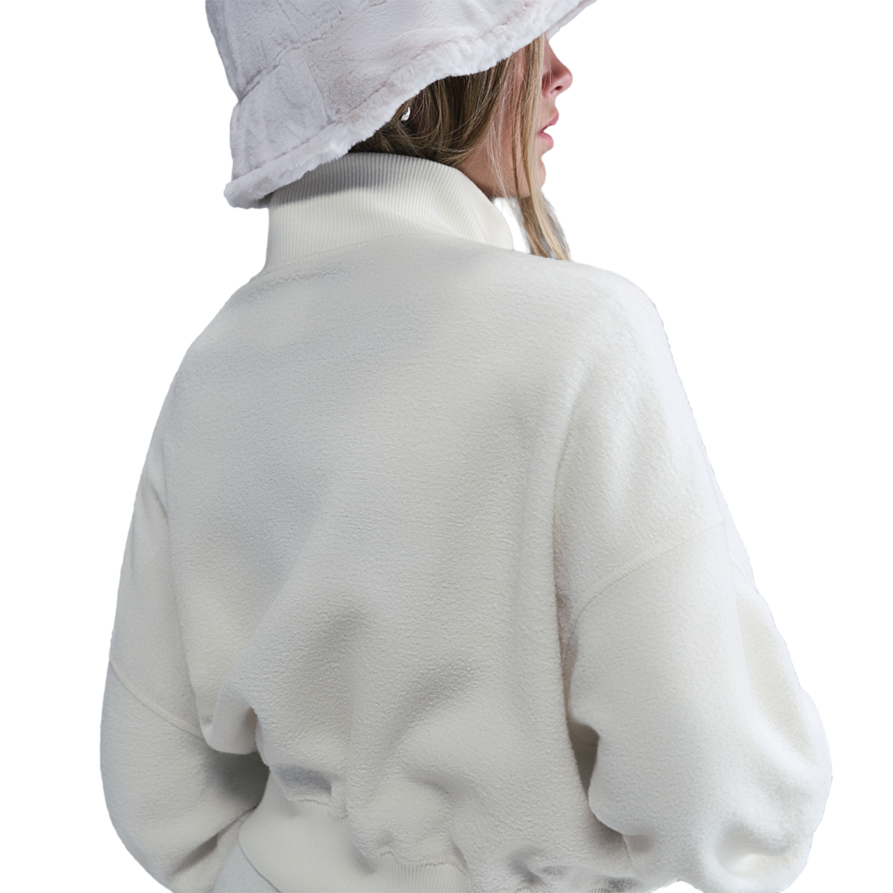 Nike NSW Fleece Long Sleeve Quarter-Zip Image 2 of 5. Tap to open photo gallery.