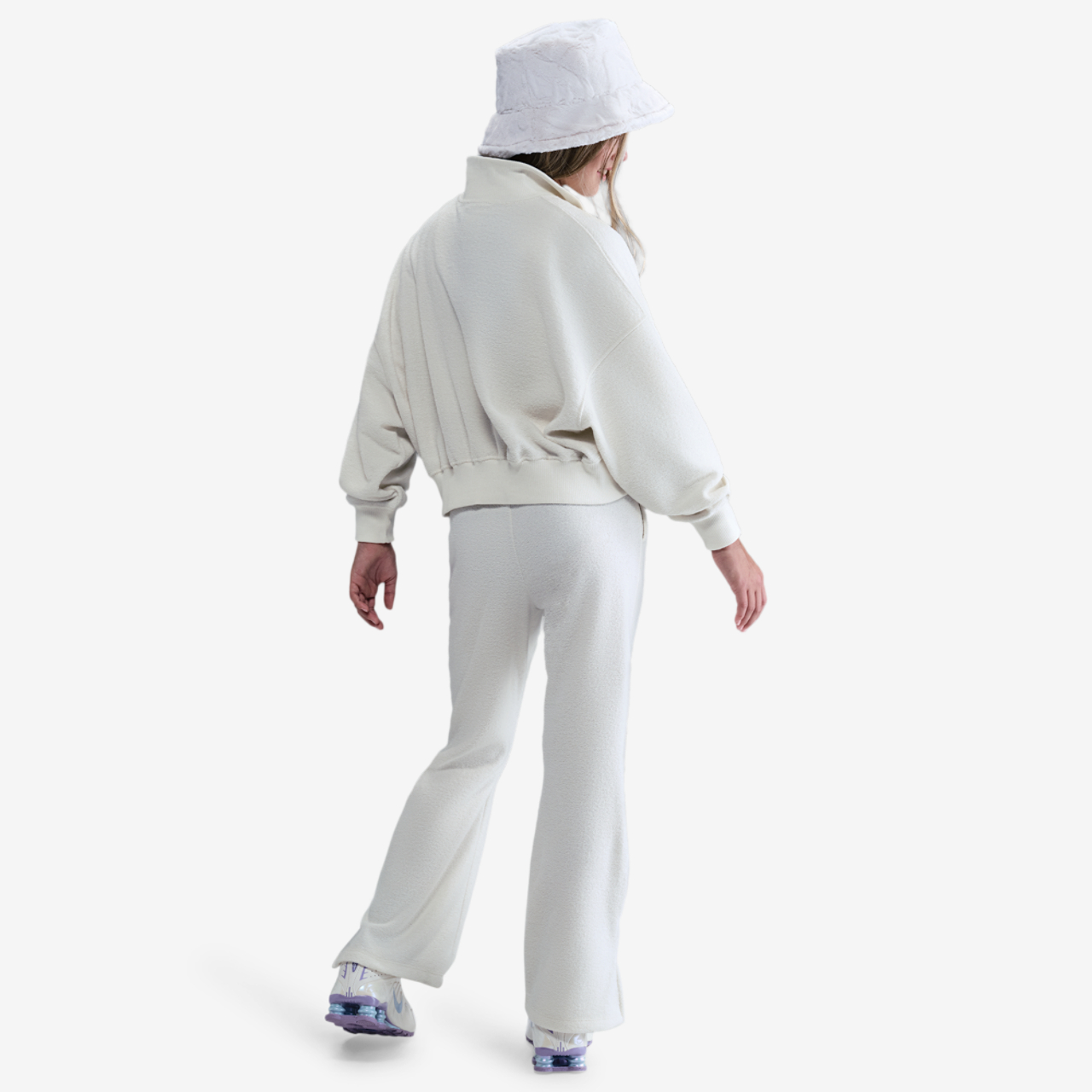 Nike NSW Fleece Long Sleeve Quarter-Zip Image 5 of 5. Tap to open photo gallery.