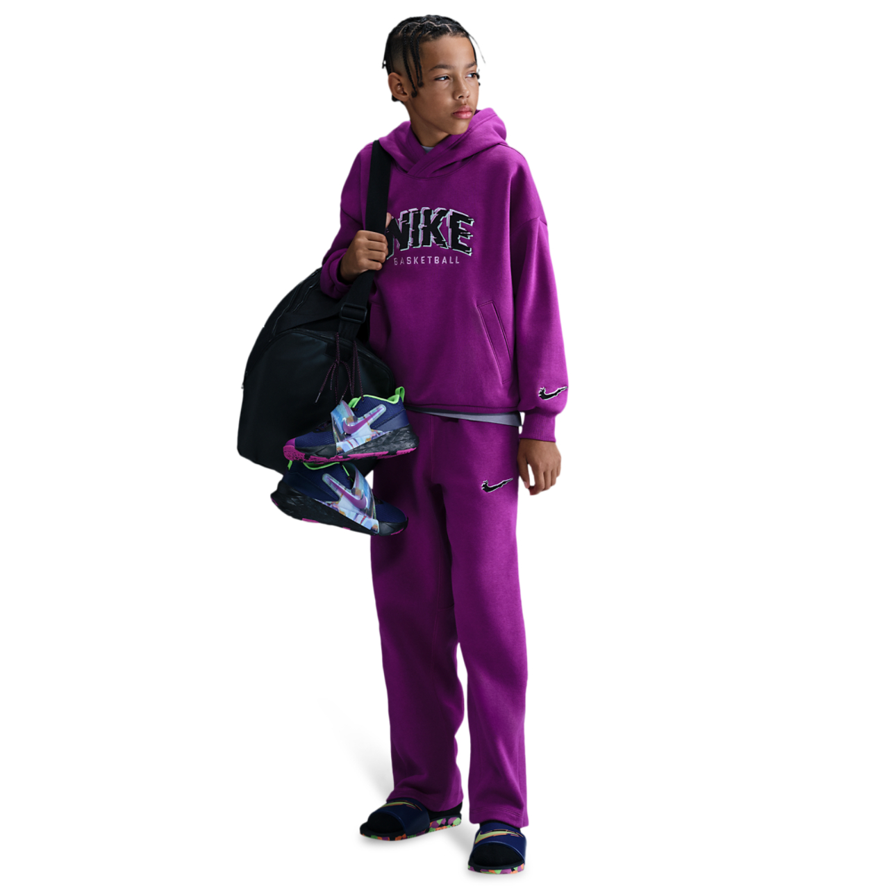 Nike Culture of Basketball Fleece Pants Image 3 of 4. Tap to open photo gallery.