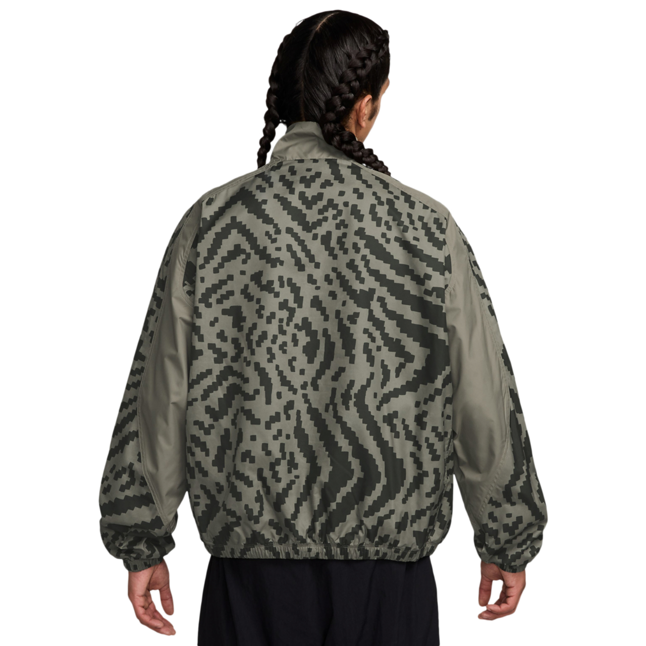 Nike Air All Over Print 1/2 Zip Jacket Image 2 of 3. Tap to open photo gallery.