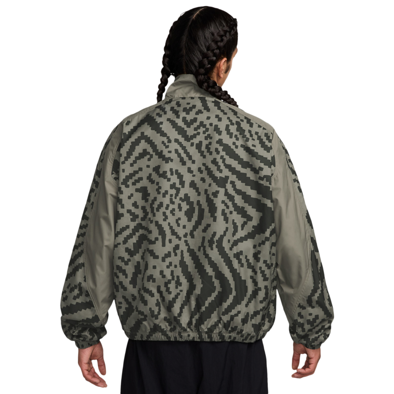 Nike Air All Over Print 1/2 Zip Jacket Image 2 of 3. Tap to open photo gallery.
